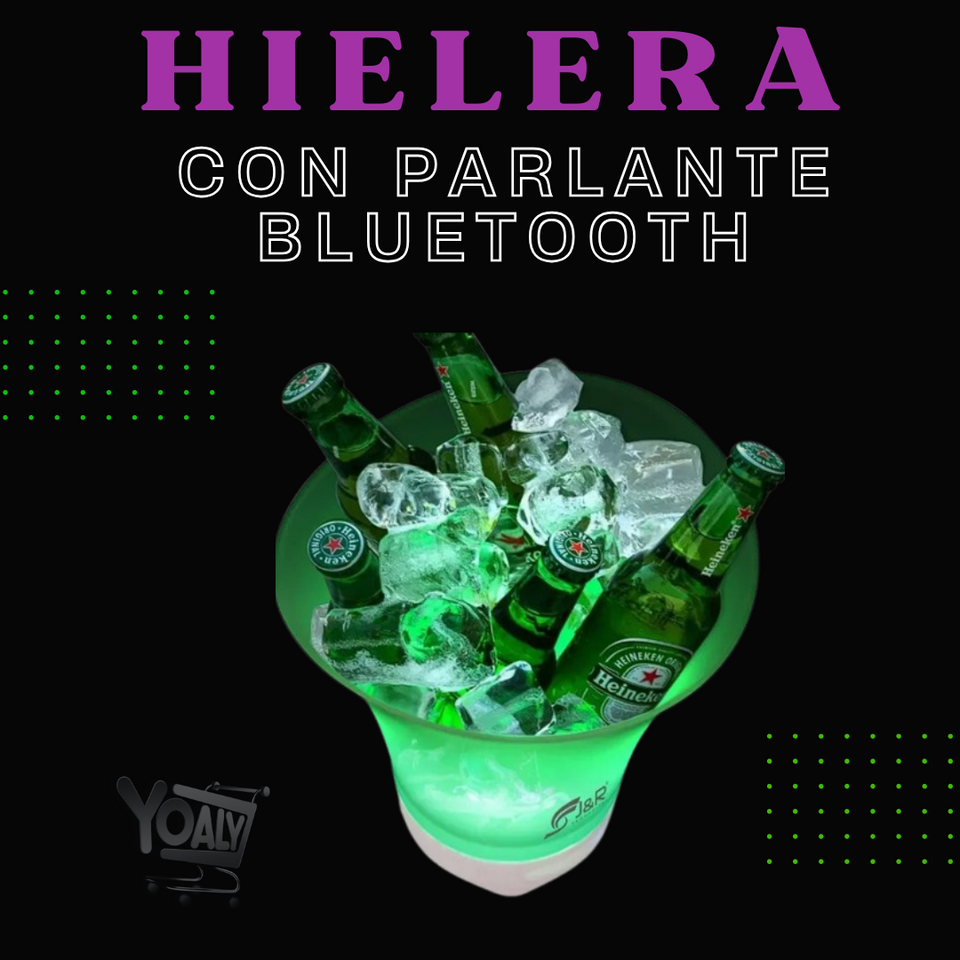 HIELERA CON PARLANTE BLUETOOTH